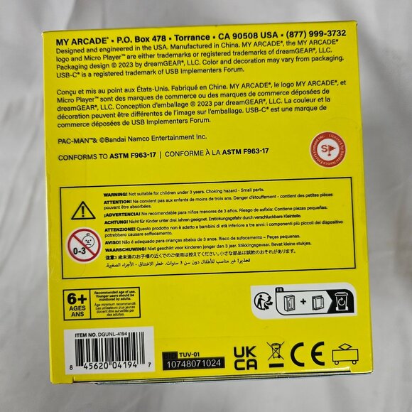 Pac-Man by My Arcade Micro Player Pro Portable Retro Arcade Game - Picture 5 of 9